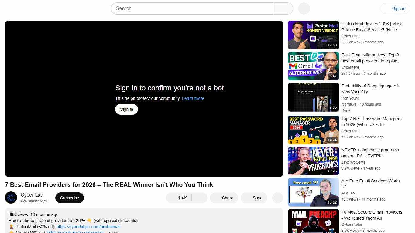 7 Best Email Providers for 2026 – The REAL Winner Isn’t Who You Think - YouTube